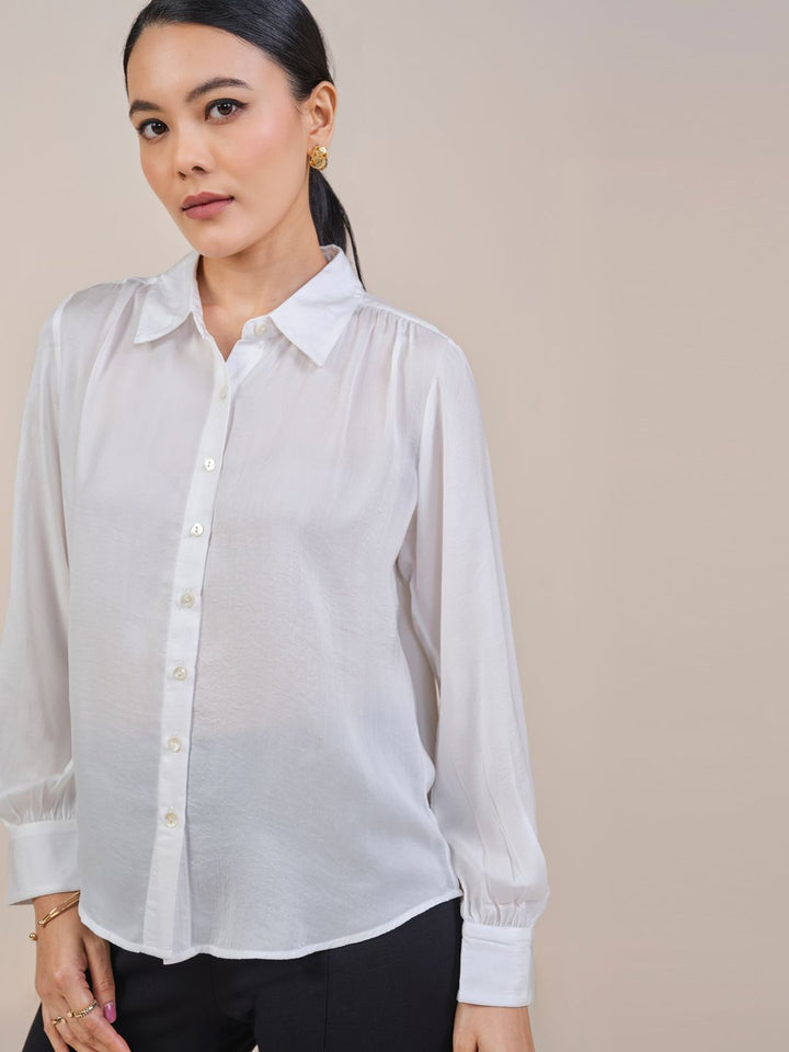AND Women Cotton Shirt Style Top