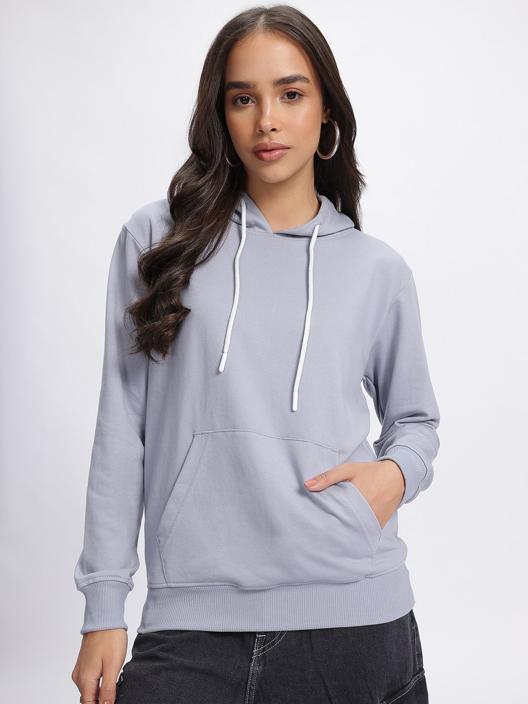 DressBerry Graphic Print Hooded Sweatshirt