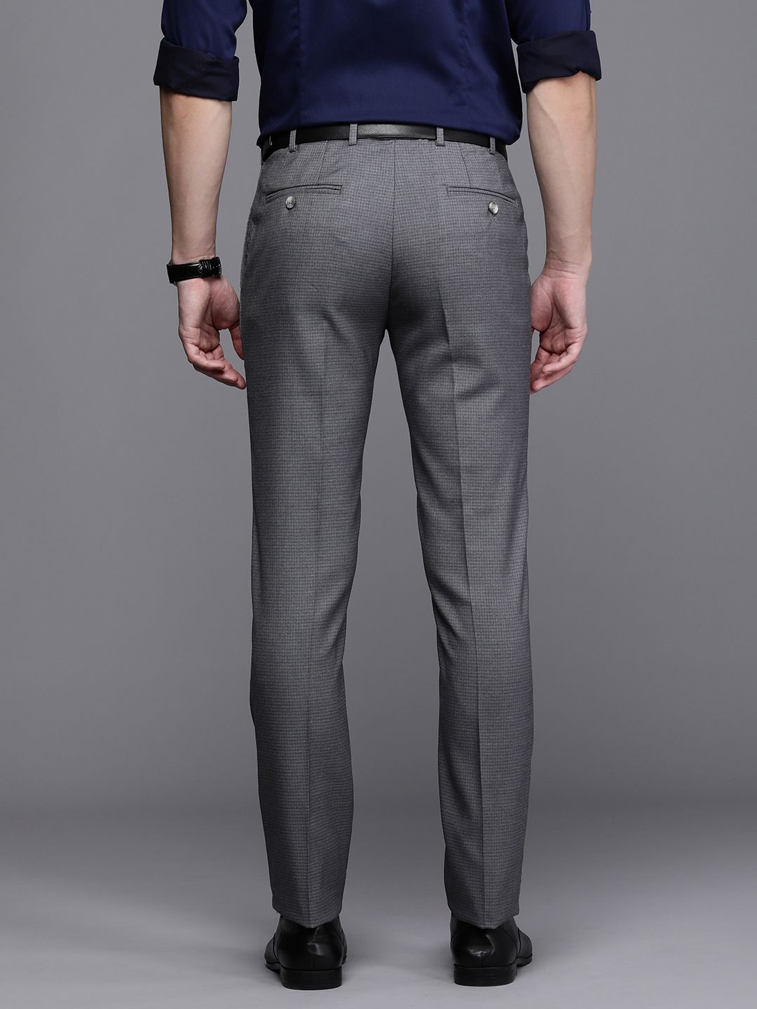 Raymond Men Slim Fit Formal Trousers