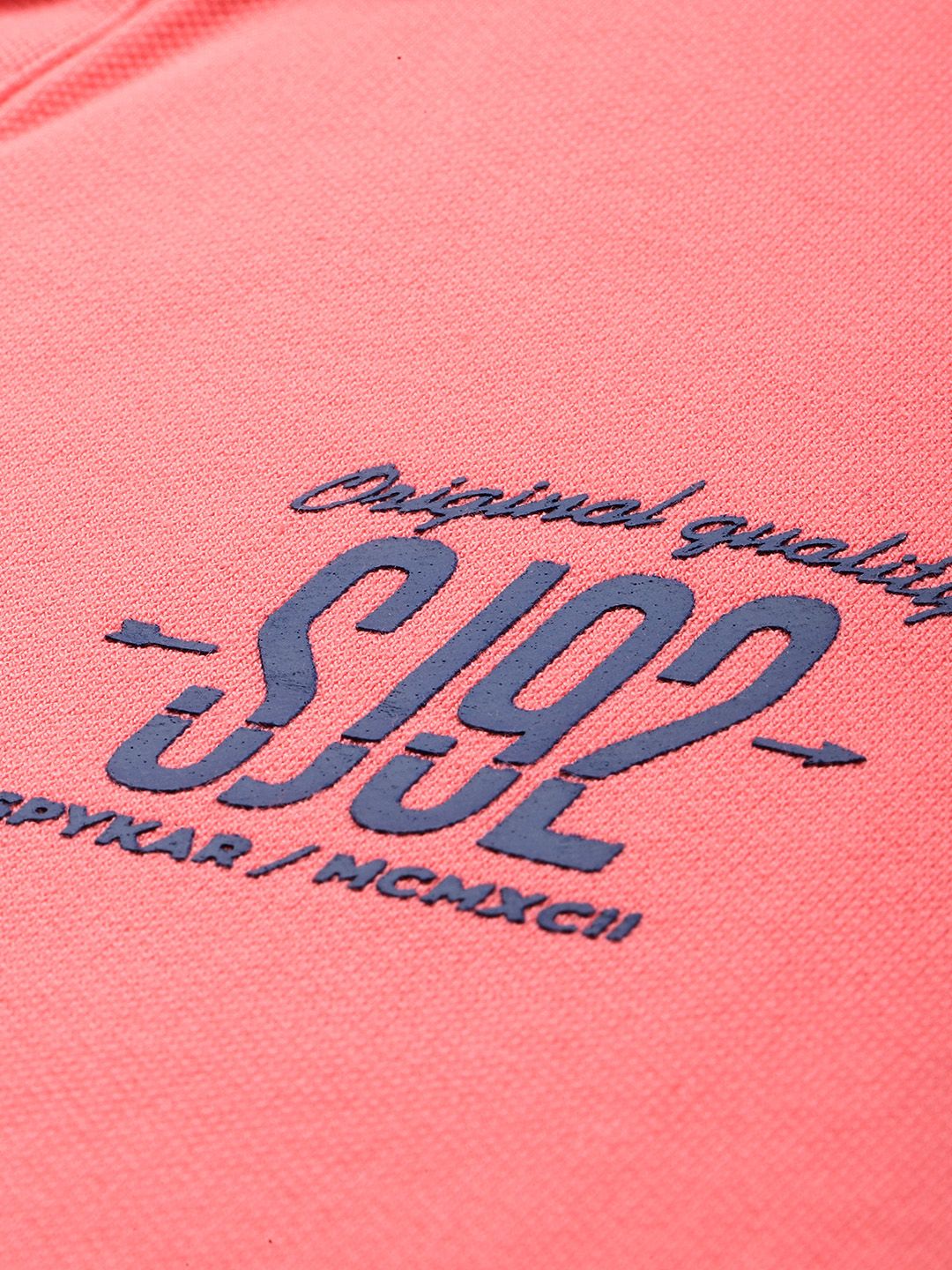 T-shirt Slim Collar Spykar Polo Fit