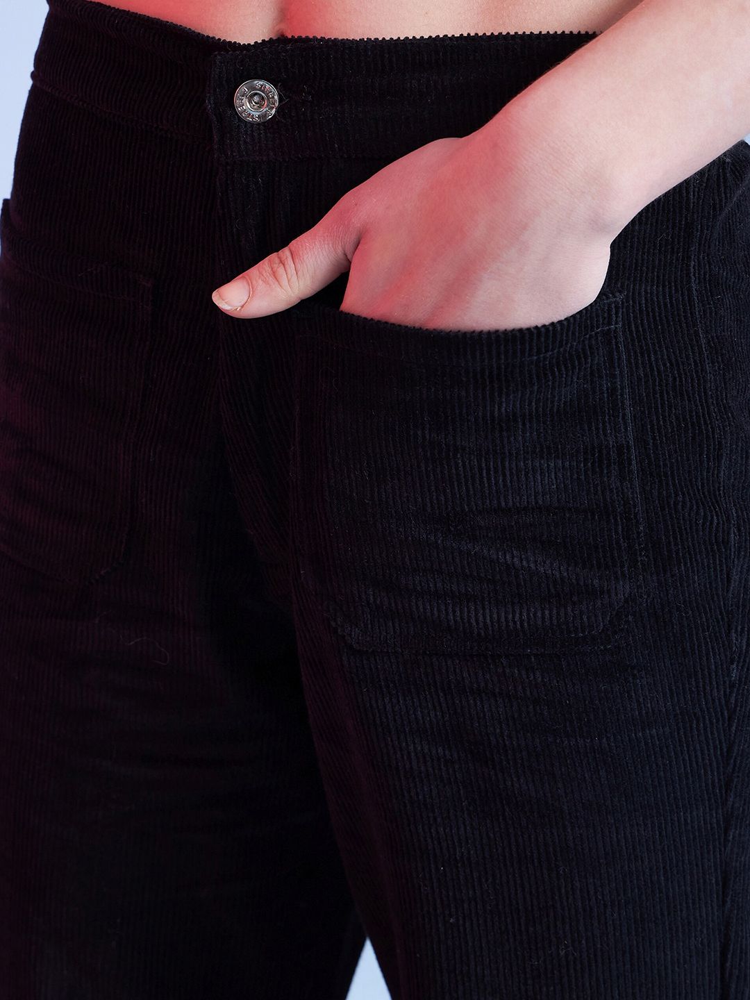 STREET 9 Women Relaxed Pure Cotton Flared Trousers