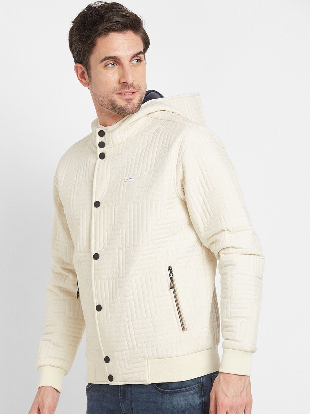 Being Human Self Design Hooded Bomber Jacket