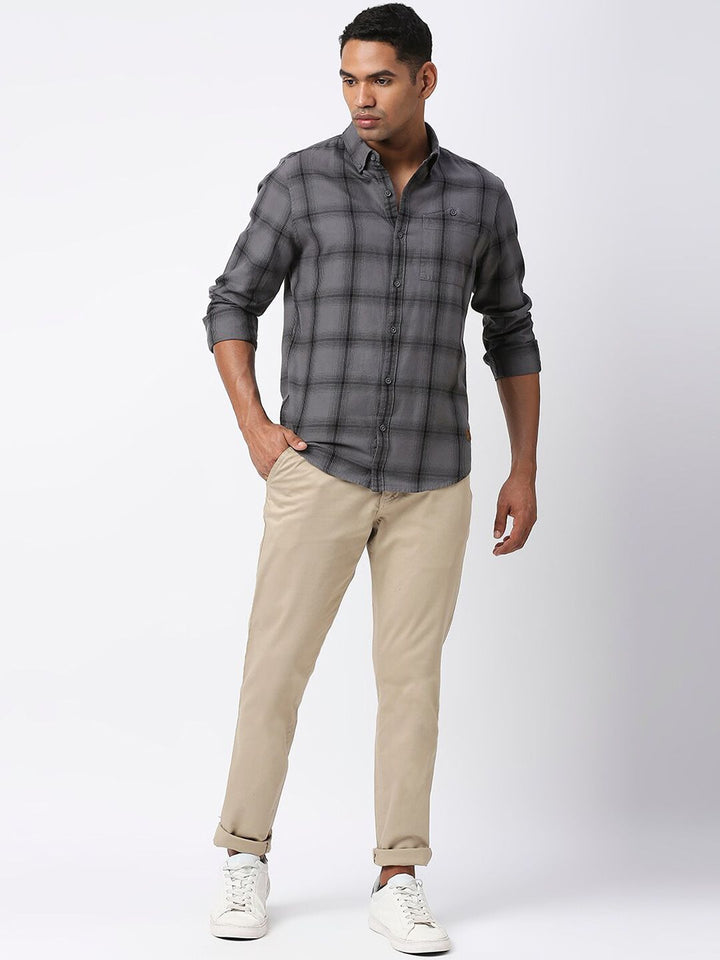 Thomas Scott Men Mid-Rise Classic Slim Fit Chinos Trousers