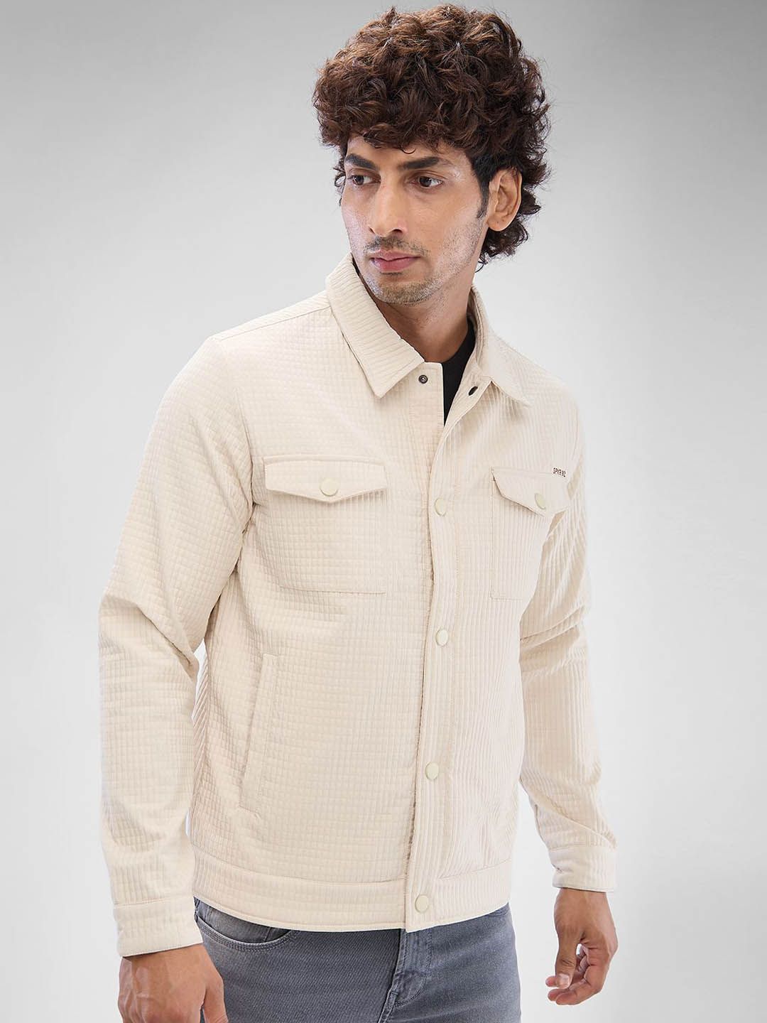 SPYKAR Men Full Sleeve Regular Fit  Jacket