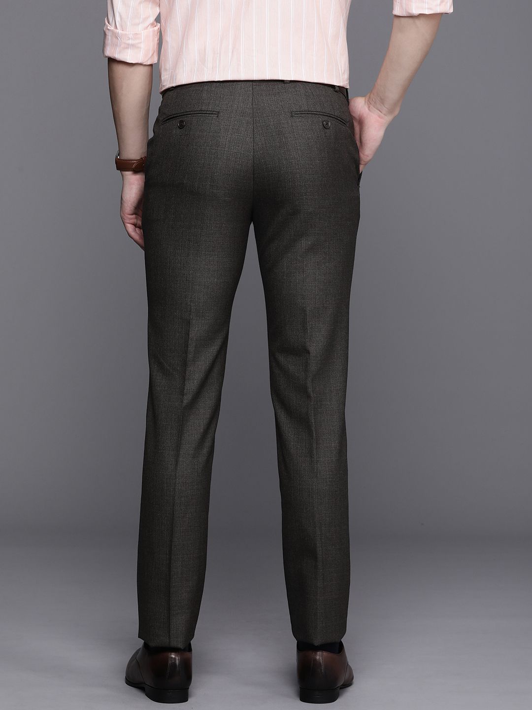 Raymond Men Slim Fit Formal Trousers