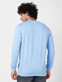 SPYKAR Typography Printed Round Neck Cotton Sweatshirt