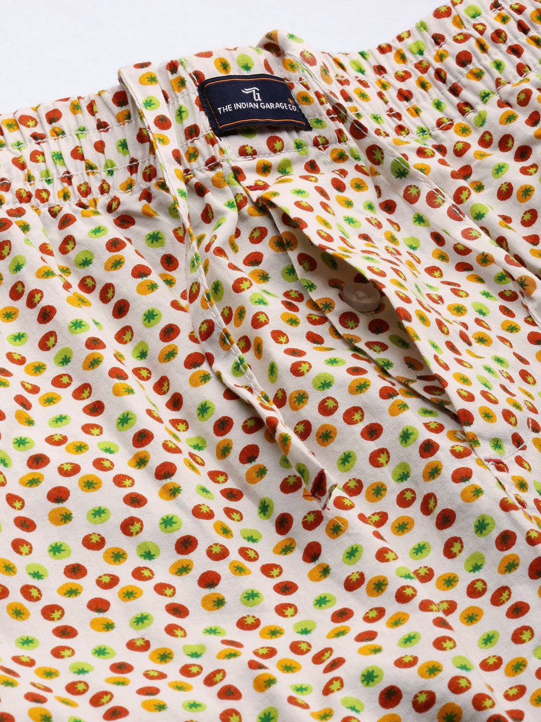 The Indian Garage Co Men Multicoloured Printed Night Suit