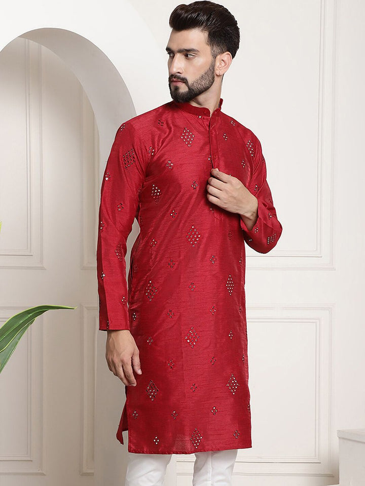 SOJANYA Kurta Kerja Cermin Motif Etnik