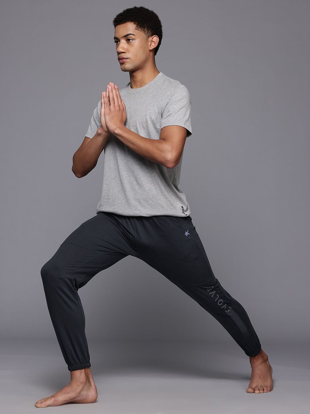 HRX by Hrithik Roshan Men Typography Print Yoga Joggers