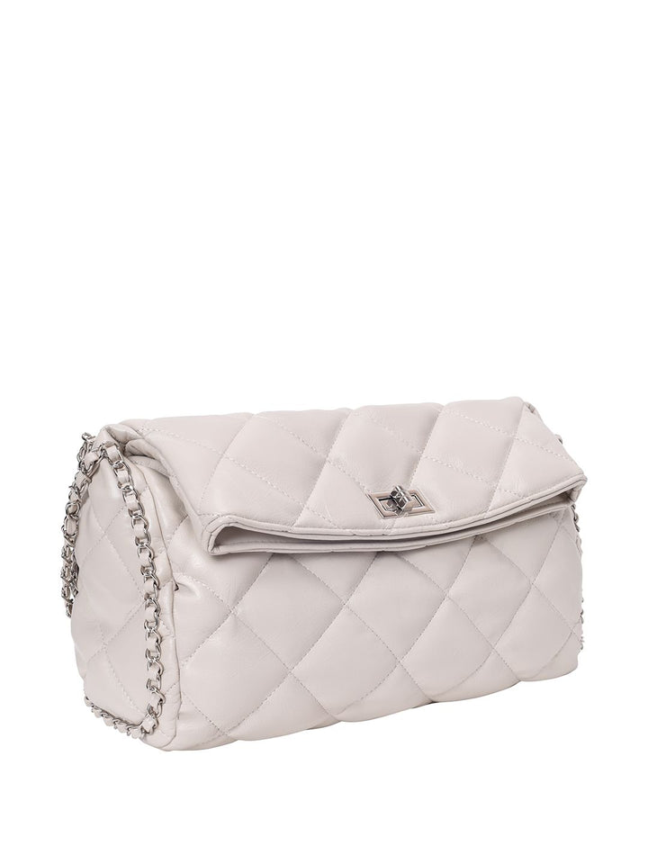 Lino Perros Quilted Structured Shoulder Bag