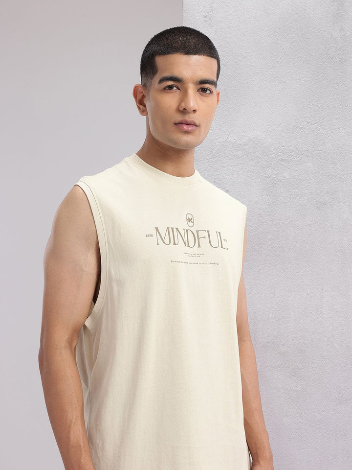HRX by Hrithik Roshan Typography Printed Yoga T-Shirt