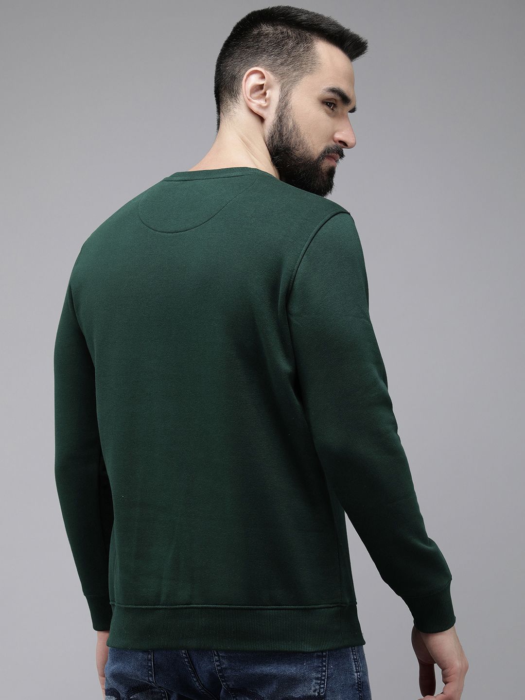 SPYKAR Typography Printed Pullover Sweatshirt