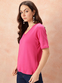 all about you V-Neck Regular Fit T-shirt