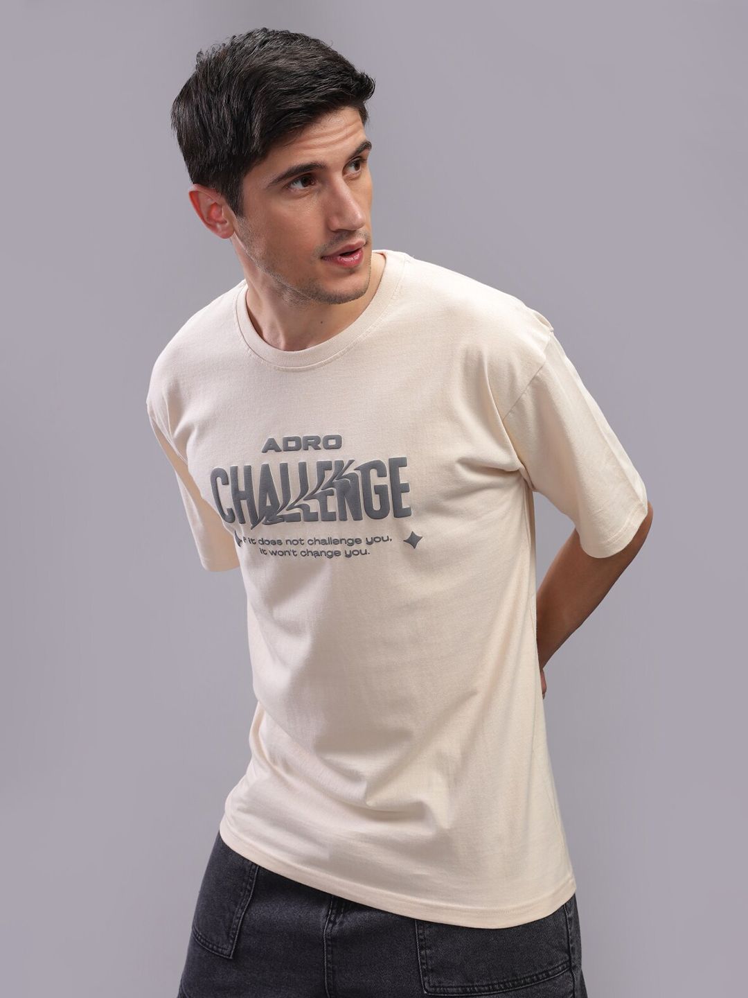 ADRO Men Printed Pockets T-shirt