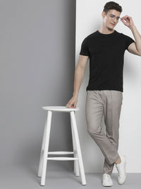 The Indian Garage Co Men Regular Fit Pleated Trousers