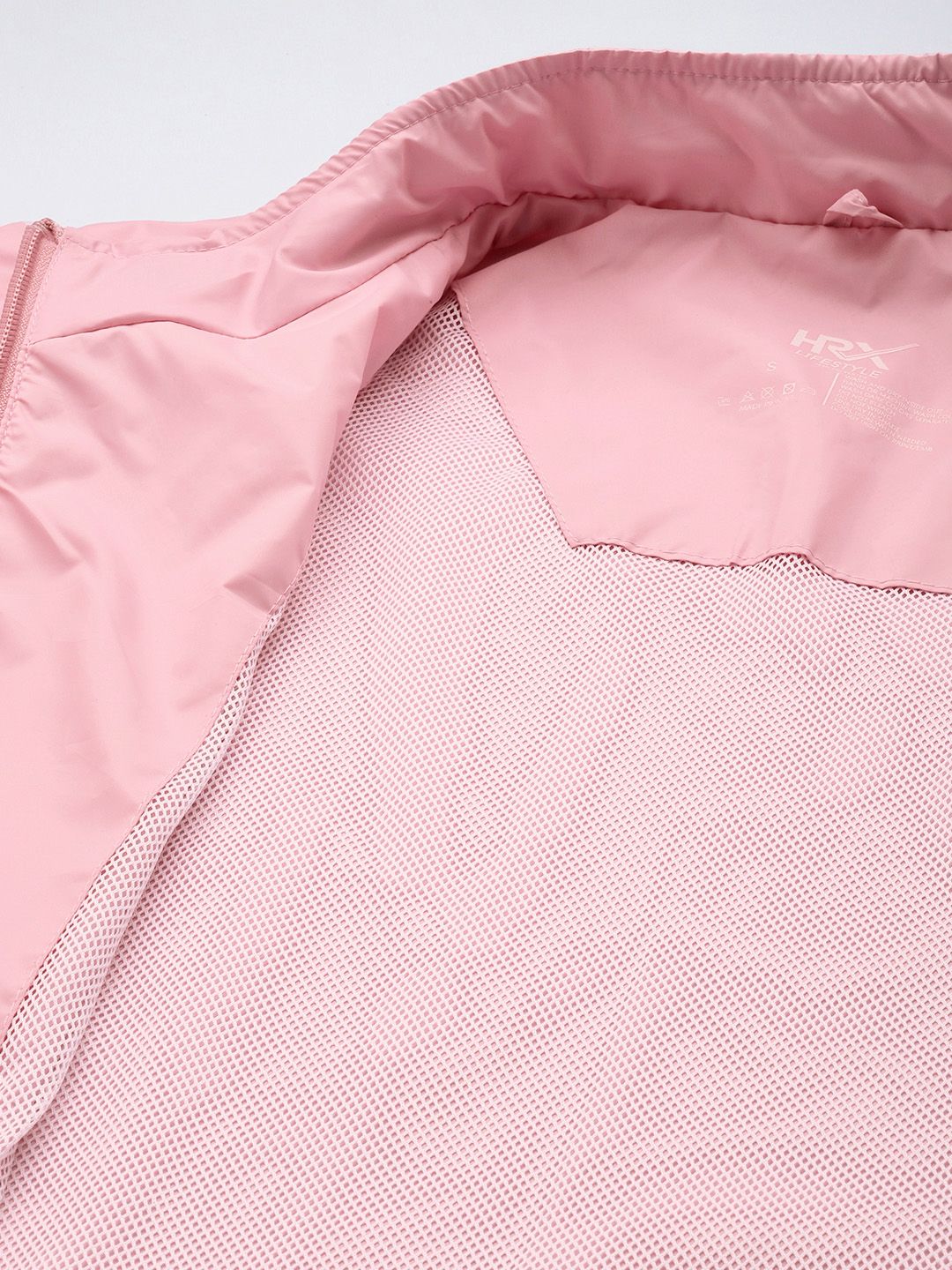 HRX by Hrithik Roshan Mock Collar Rapid-Dry Antimicrobial Sporty Jacket