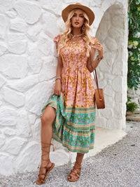 all about you Women Floral Printed A-Line Midi Dress