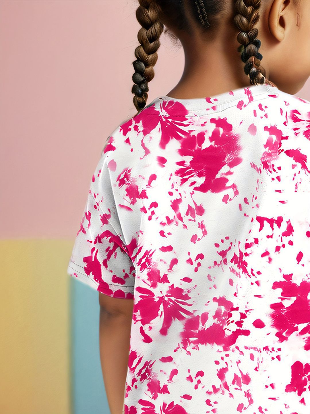 YK Girls Printed Top With Shorts