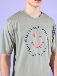 DILLINGER Printed Pure Cotton Oversized T-shirt