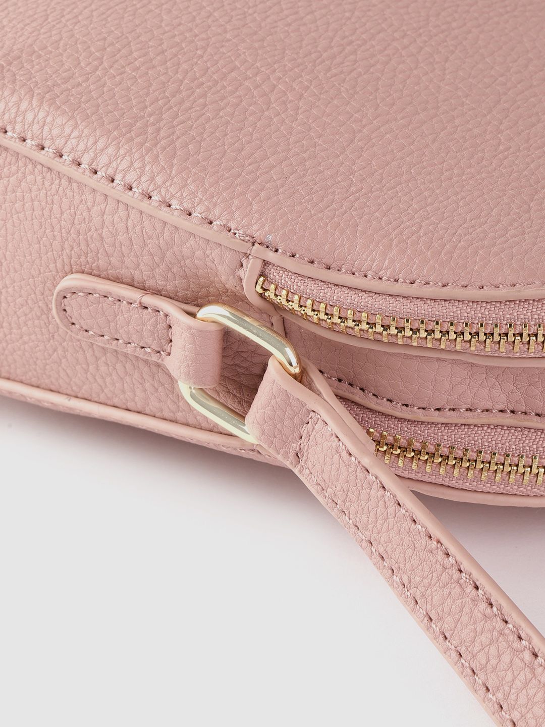 Lino Perros Pink Solid Sling Bag
