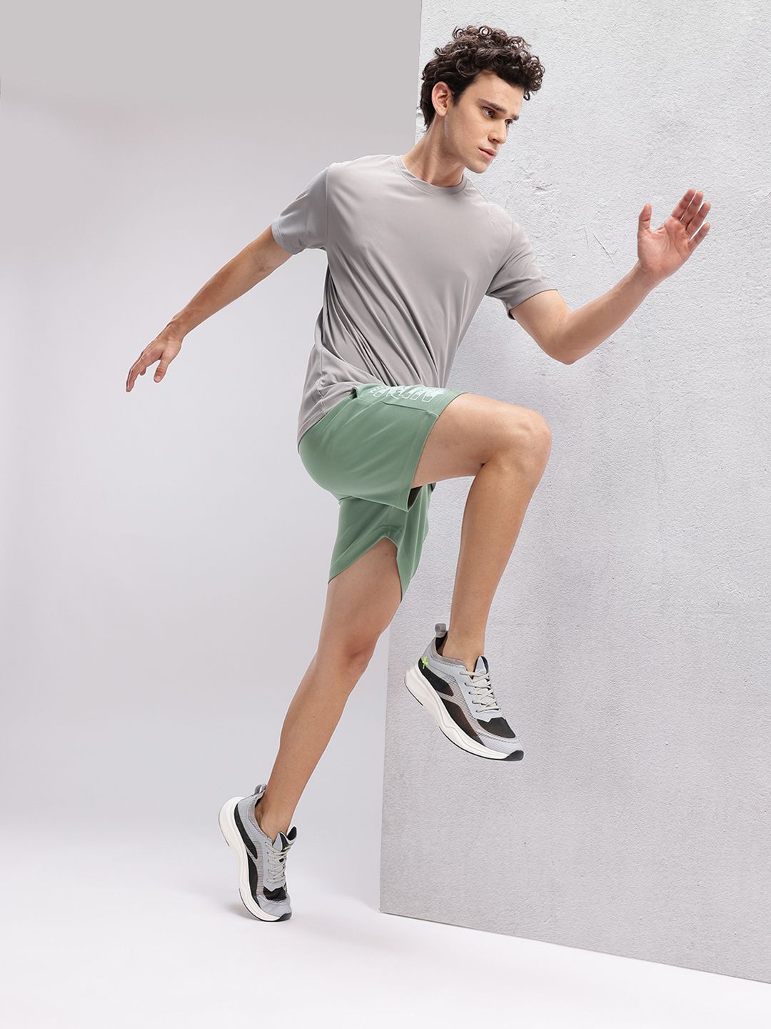 HRX by Hrithik Roshan Men Typography Printed Running Sports Shorts