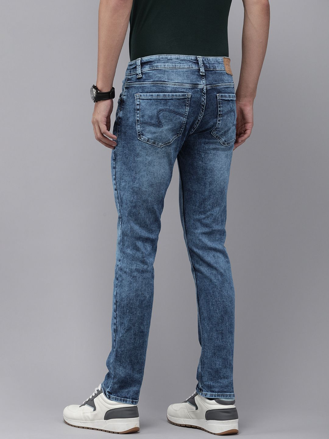 SPYKAR Men Rovers Heavy Fade Stretchable Jeans