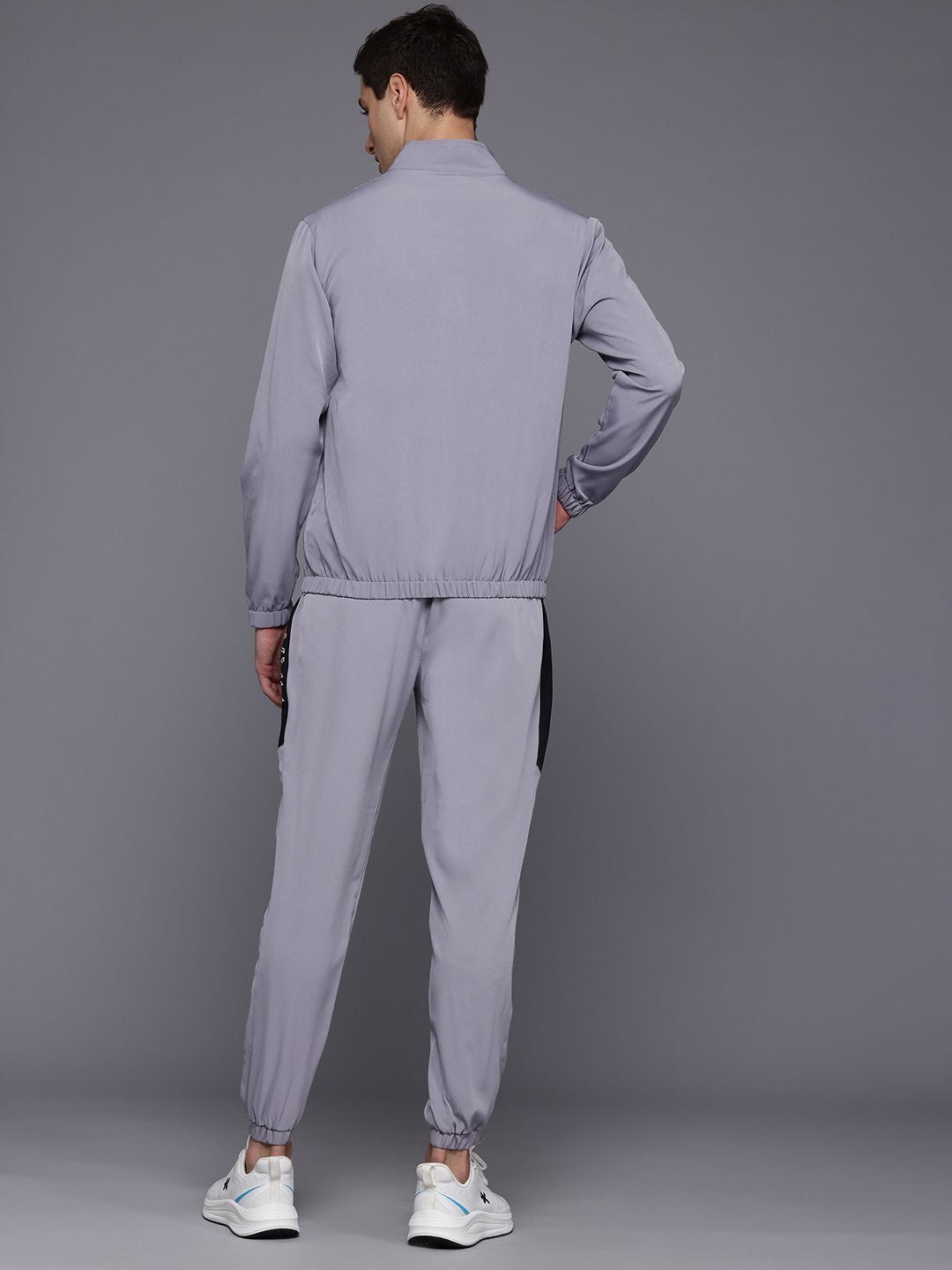 HRX by Hrithik Roshan Striped Rapid-Dry Running Tracksuit