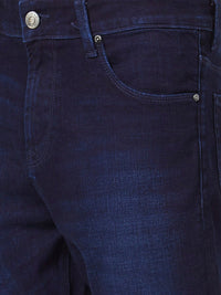 SPYKAR Men Kano Slim Fit Length Clean Look Cotton Stretchable Mid Rise Jeans