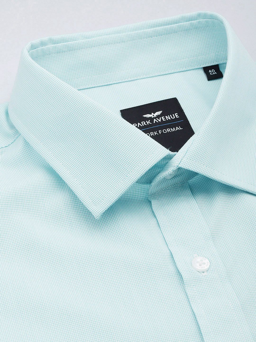 Park Avenue Slim Fit Textured Self Design Formal Shirt