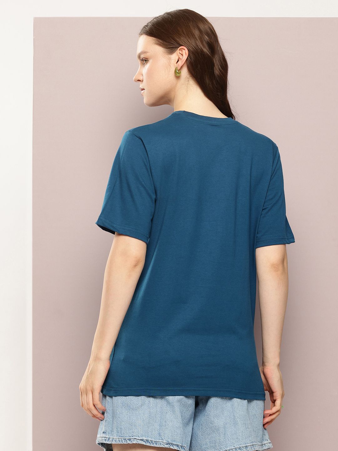 DILLINGER Varsity Printed Pure Cotton Oversized Embroidered T-shirt