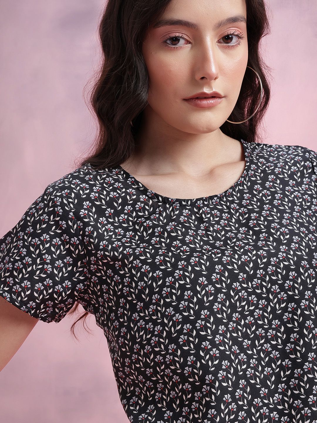 DressBerry Floral Print Top