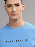 ADRO Men Typography Printed Applique T-shirt