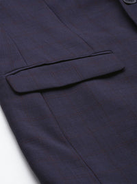 Raymond Contemporary Fit diperiksa Lapel bertenaga Single-Breasted 2 Piece Formal