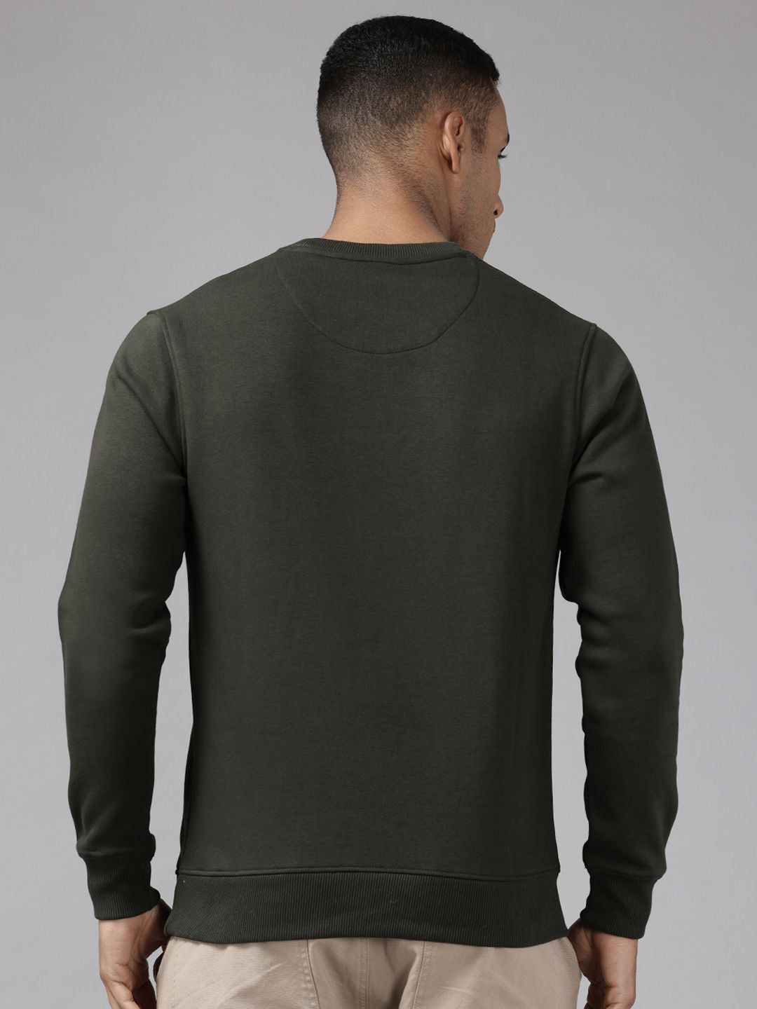 Park Avenue Brand Logo Printed Pullover Sweatshirt