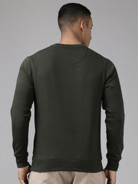 Park Avenue Brand Logo Printed Pullover Sweatshirt