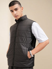 HIGHLANDER Men Self Design Puffer Jacket