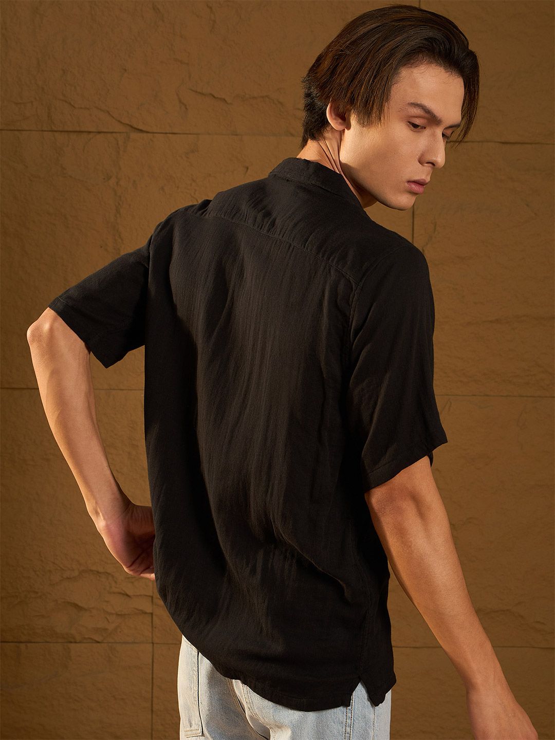 Dennison Muslin Double Gauge Resort Wear Shirt