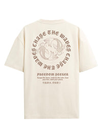 ADRO Men Typography Printed T-shirt