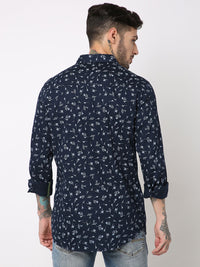 SPYKAR Floral Printed Pure Cotton Casual Shirt