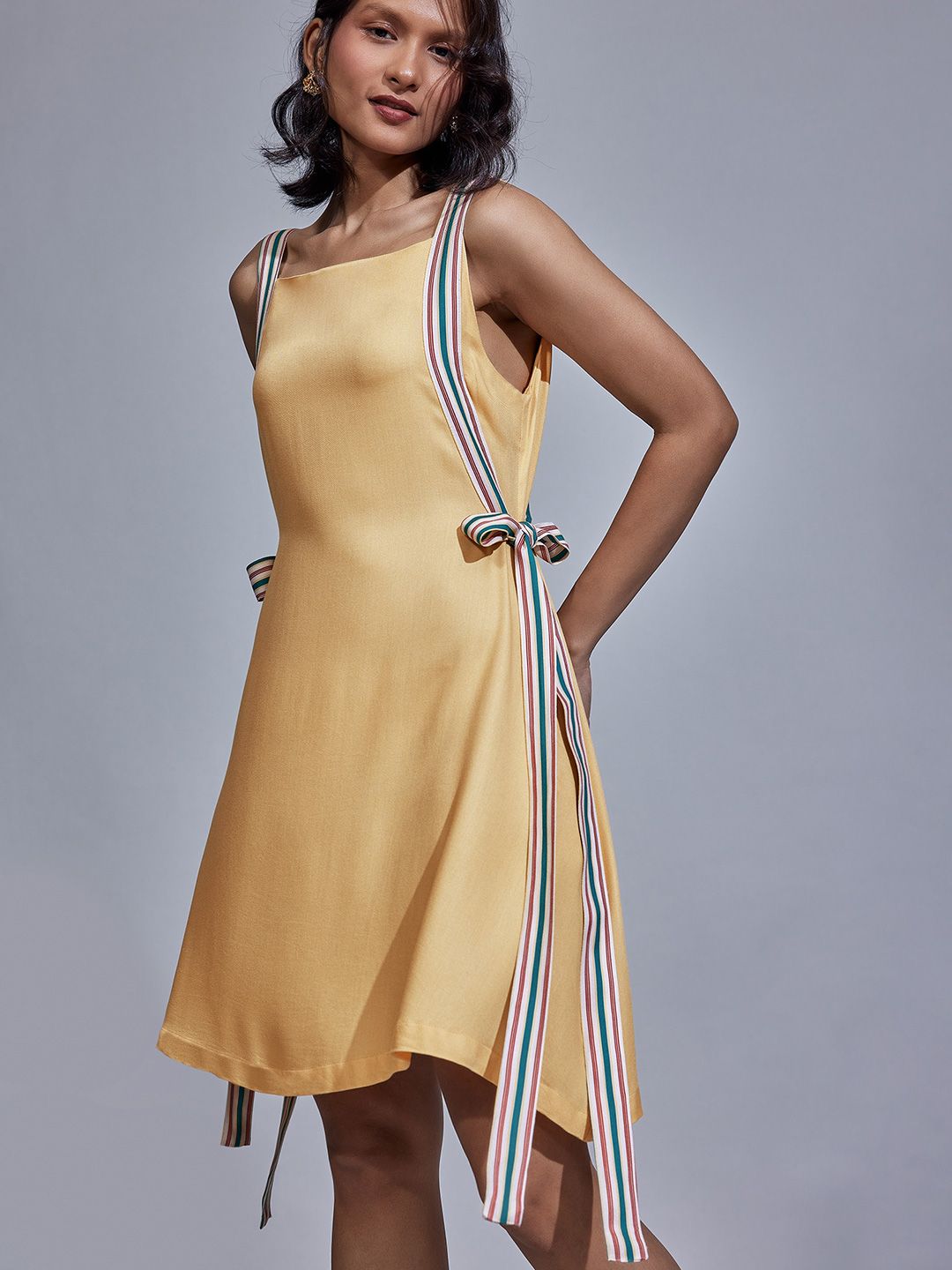 The Label Life Shoulder Straps A-Line Dress