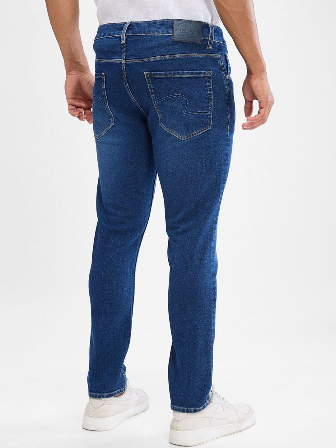 SPYKAR Men Slim Fit Light Fade Clean Look Stretchable Jeans