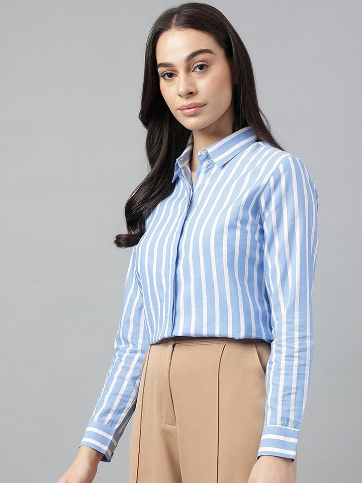 Hancock Santai Candy berjalur baju formal