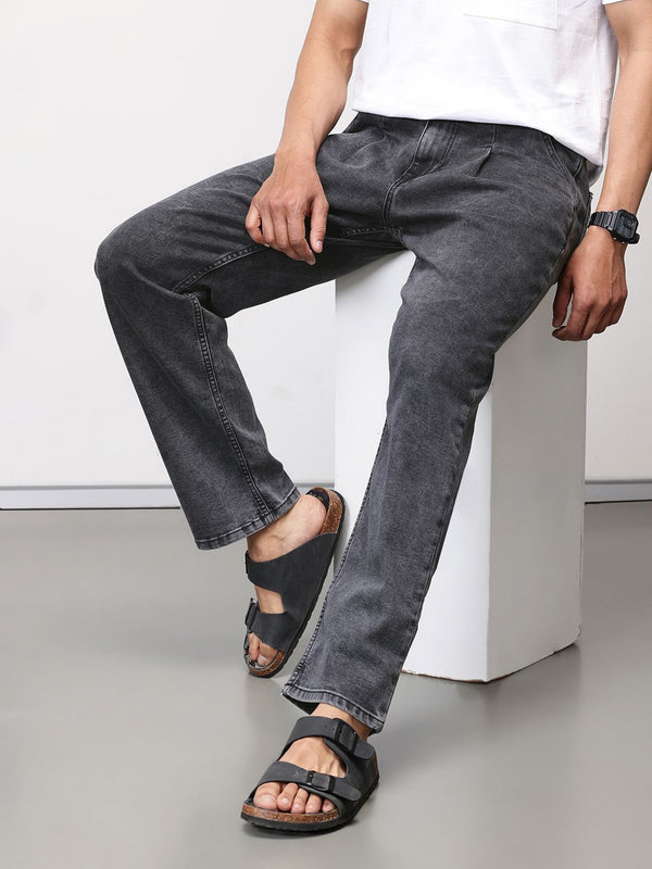 ether Grower Men Comfort Fit Mid-Rise Light Fade Stretchable Jeans