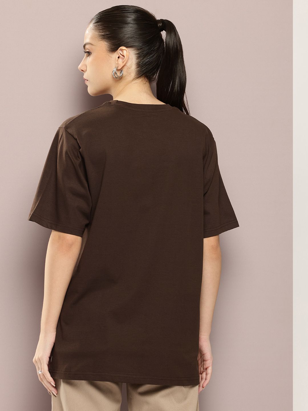 DILLINGER Women Graphic Printed Oversized T-shirt