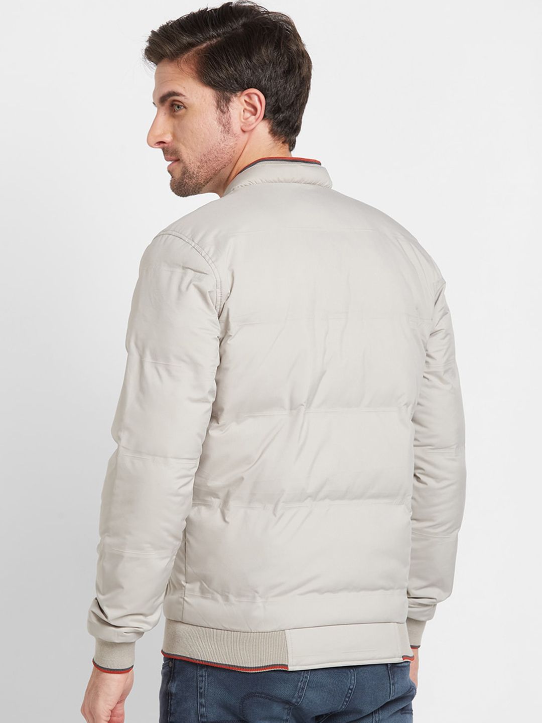 Being Human Mock Collar Puffer Jacket