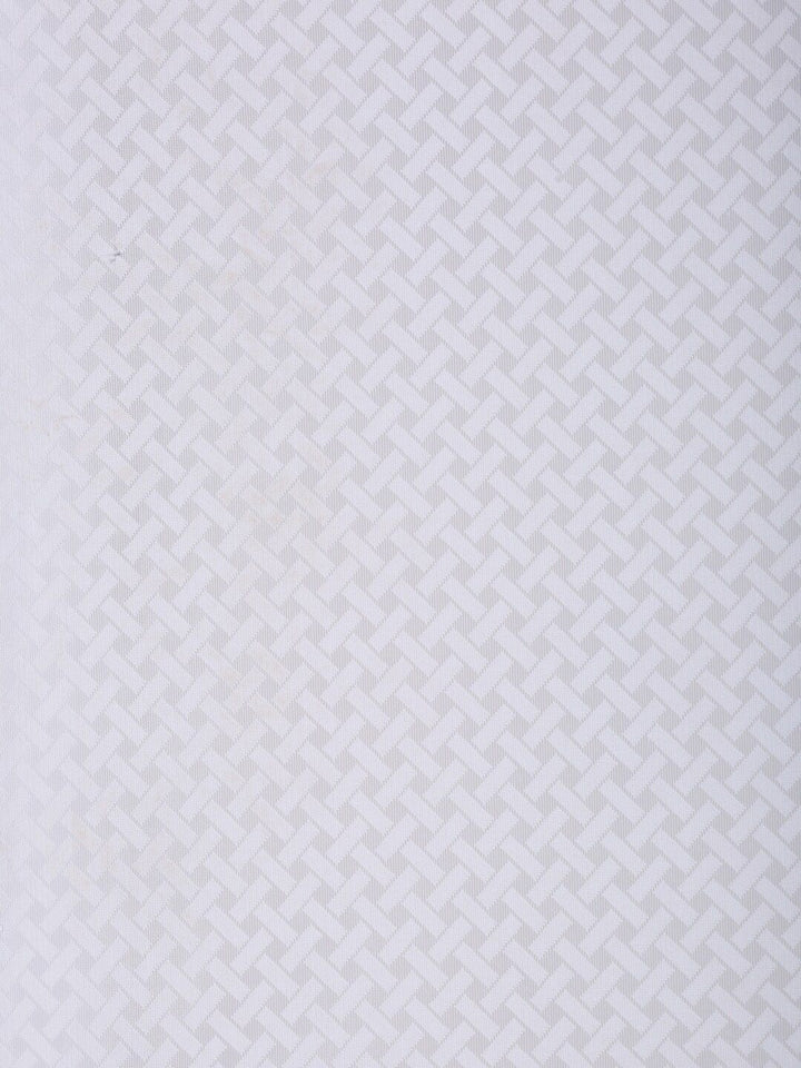HOSTA HOMES White Geometric Long Door Curtain