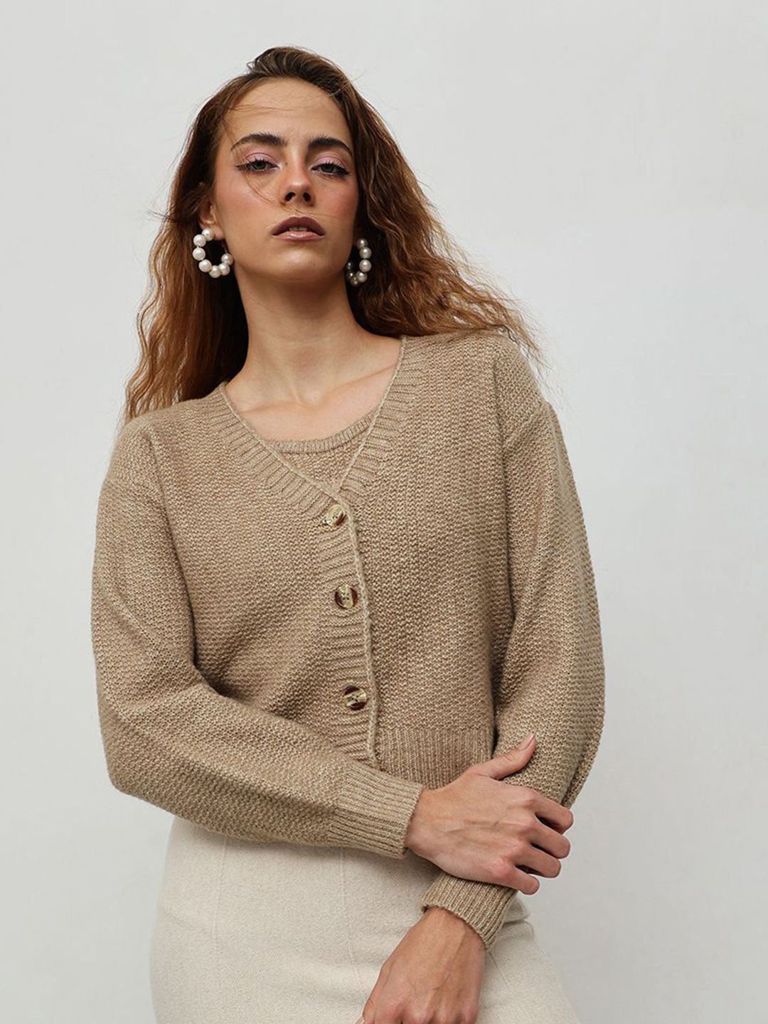 STREET 9 Women Crop Cardigan