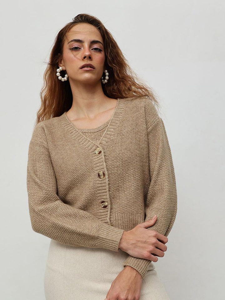 STREET 9 Women Crop Cardigan