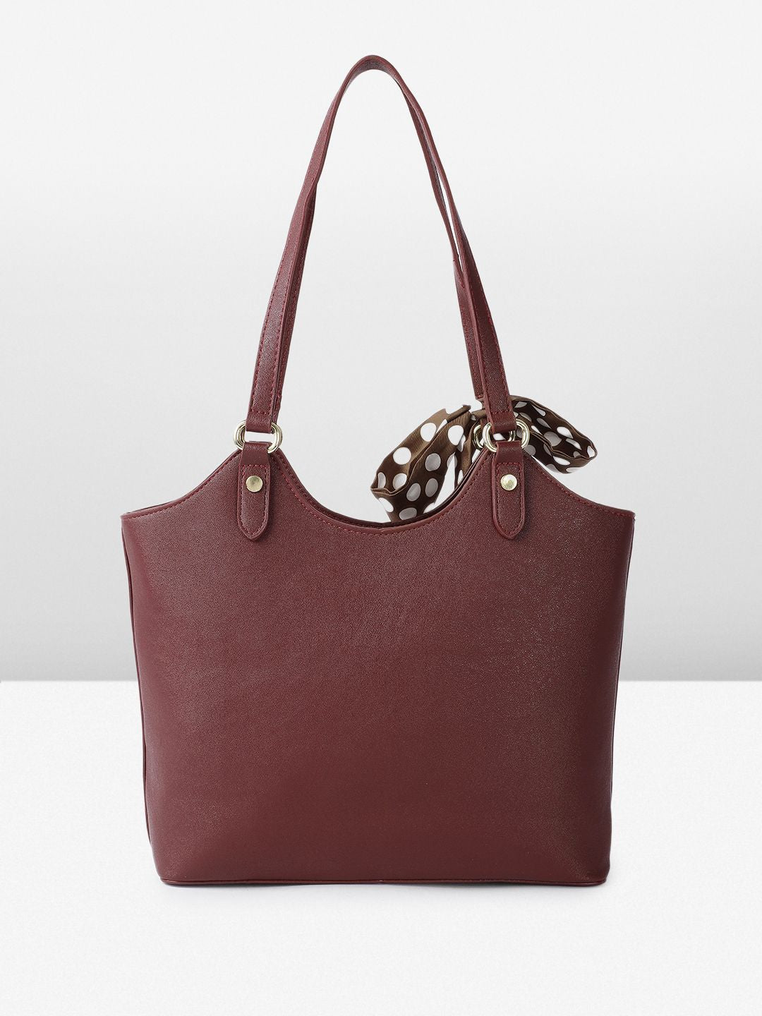 all about you Structured Shoulder Bag with Bow Detail
