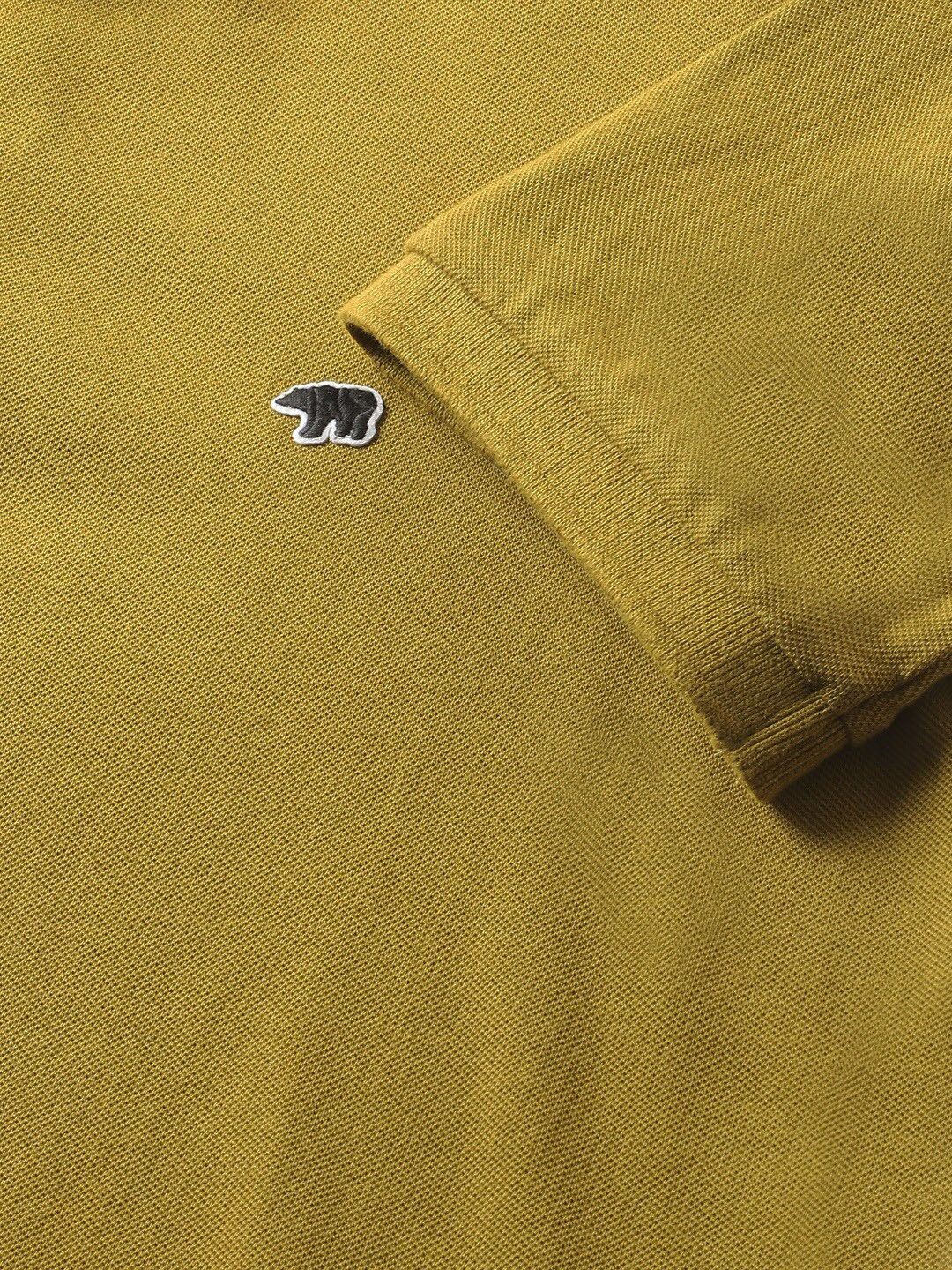 THE BEAR HOUSE Polo Collar Slim Fit Pure Cotton T-shirt